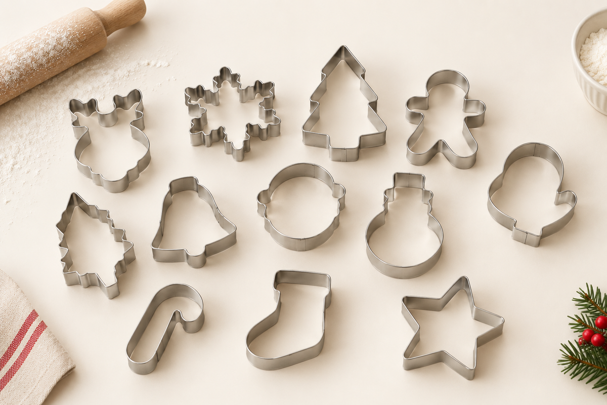 Christmas Cookie Cutter Set – Festive Holiday Baking Shapes