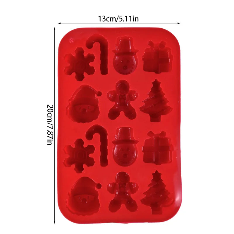 Christmas Shape Cake Mold – Festive Silicone Baking Pan Set