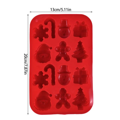 Christmas Shape Cake Mold – Festive Silicone Baking Pan Set